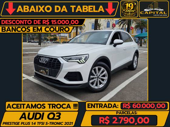 AUDI Q3 1.4 35 TFSI GASOLINA PRESTIGE PLUS S TRONIC